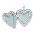 Image of Sterling Silver Rhodium-plated 20mm Shiny-Cut Heart Locket Pendant 427