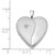 Image of Sterling Silver Rhodium-plated 20mm with Diamond Star Heart Locket Pendant