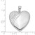 Image of Sterling Silver Rhodium-plated 24mm Polished Swirl Heart Locket Pendant Image of Sterling Silver Rhodium-plated 24mm Polished Swirl Heart Locket Pendant