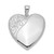 Image of Sterling Silver Rhodium-plated 24mm Polished Swirl Heart Locket Pendant Image of Sterling Silver Rhodium-plated 24mm Polished Swirl Heart Locket Pendant
