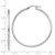Image of 47mm Sterling Silver Rhodium-Plated 2mm Round Hoop Earrings QE804