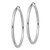 Image of 52mm Sterling Silver Rhodium-Plated 3mm Round Hoop Earrings QE813