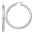 Image of 62mm Sterling Silver Rhodium-Plated 5.00mm Polished Hoop Earrings QE4410 Image of 62mm Sterling Silver Rhodium-Plated 5.00mm Polished Hoop Earrings QE4410