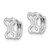 9.5mm Sterling Silver Rhodium-Plated Bone Hinged Hoop Earrings