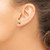 Image of Sterling Silver Rhodium-Plated Childs Enameled Puppy Post Earrings