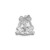 Sterling Silver Rhodium-plated Christmas Bells Ornament