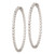 Image of 46mm Sterling Silver Rhodium-Plated CZ In and Out Hinged Hoop Earrings QE8013 Image of 46mm Sterling Silver Rhodium-Plated CZ In and Out Hinged Hoop Earrings QE8013