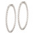 Image of 47mm Sterling Silver Rhodium-Plated CZ In and Out Hinged Hoop Earrings QE8016 Image of 47mm Sterling Silver Rhodium-Plated CZ In and Out Hinged Hoop Earrings QE8016