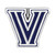 Image of Sterling Silver Rhodium-Plated LogoArt Villanova University Enameled Bead Image of Sterling Silver Rhodium-Plated LogoArt Villanova University Enameled Bead
