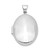 Sterling Silver Rhodium-plated Polished 21mm 2-Frame Oval Locket Pendant