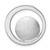 Image of Sterling Silver Rhodium-plated Polished and Brushed Circle Slide Pendant