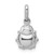 Image of Sterling Silver Rhodium-plated Polished Ladybug Pendant