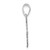 Image of Sterling Silver Rhodium-plated Rhode Island RI State Pendant