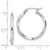 Image of 27mm Sterling Silver Rhodium-Plated Twisted Hoop Earrings QE4571