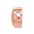 Image of Sterling Silver Rose Gold-plated Scratch Finish Heart Slide Pendant