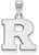 Image of Sterling Silver Rutgers Small Pendant by LogoArt