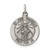 Sterling Silver Saint Jude Thaddeus Medal Charm QC5689