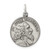 Sterling Silver Saint Jude Thaddeus Medal Charm QC5694