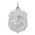 Sterling Silver Saint Michael Badge Medal Charm