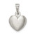 Image of Sterling Silver Satin Heart Pendant