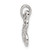 Image of Sterling Silver Shiny-cut Butterfly Pendant QC9539