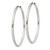 Image of 50mm Sterling Silver Shiny-Cut Hoop Earrings QE4659