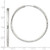 Image of 50mm Sterling Silver Shiny-Cut Hoop Earrings QE4659