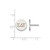 Sterling Silver Sigma Delta Tau Enamel Post Earrings by LogoArt (SS032SDT)