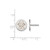 Sterling Silver Sigma Delta Tau Enamel Post Earrings by LogoArt (SS047SDT)