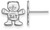 Image of Sterling Silver Sigma Delta Tau X-Small Post Earrings by LogoArt (SS038SDT) Image of Sterling Silver Sigma Delta Tau X-Small Post Earrings by LogoArt (SS038SDT)