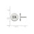 Sterling Silver Sigma Kappa Enamel Post Earrings by LogoArt (SS033SKP)