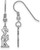 Image of Sterling Silver Sigma Kappa Small Dangle Earrings by LogoArt