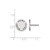 Sterling Silver Sigma Sigma Sigma Enamel Post Earrings by LogoArt (SS020SSS)