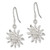 Image of 35mm Sterling Silver Smiling Sunshine Earrings