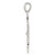 Image of Sterling Silver Snowflake with Stellux Synthetic Crystal Pendant