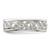 Image of Sterling Silver Solid with Cutout Weave Design Toe Ring
