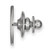 Sterling Silver Southern Illinois University Crest Lapel Pin by LogoArt