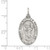 Sterling Silver St. Christopher Hockey Medal Charm