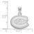 Image of Sterling Silver St. Cloud State Small Pendant by LogoArt (SS001STC)