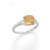 Image of Sterling Silver Sterling Silver Citrine and CZ Band