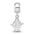 Image of Sterling Silver Syracuse University Small Dangle Bead by LogoArt (SS035SYU)