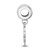 Sterling Silver Syracuse University Small Dangle Bead by LogoArt (SS035SYU)