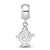 Sterling Silver Syracuse University Small Dangle Bead by LogoArt (SS035SYU)