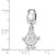 Sterling Silver Syracuse University Small Dangle Bead by LogoArt (SS035SYU)
