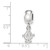 Sterling Silver Syracuse University X-Small Dangle Bead Charm LogoArt (SS034SYU)
