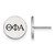 Sterling Silver Theta Phi Alpha Enamel Post Earrings by LogoArt (SS033TPA)