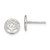 Image of 8.19mm Sterling Silver Tree of Life Post Earrings