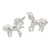 11mm Sterling Silver Unicorn Mini Stud Earrings