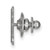Sterling Silver United States Air Force Academy Crest Lapel Pin by LogoArt