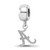 Sterling Silver University of Alabama X-Small Dangle Bead Charm LogoArt SS035UAL